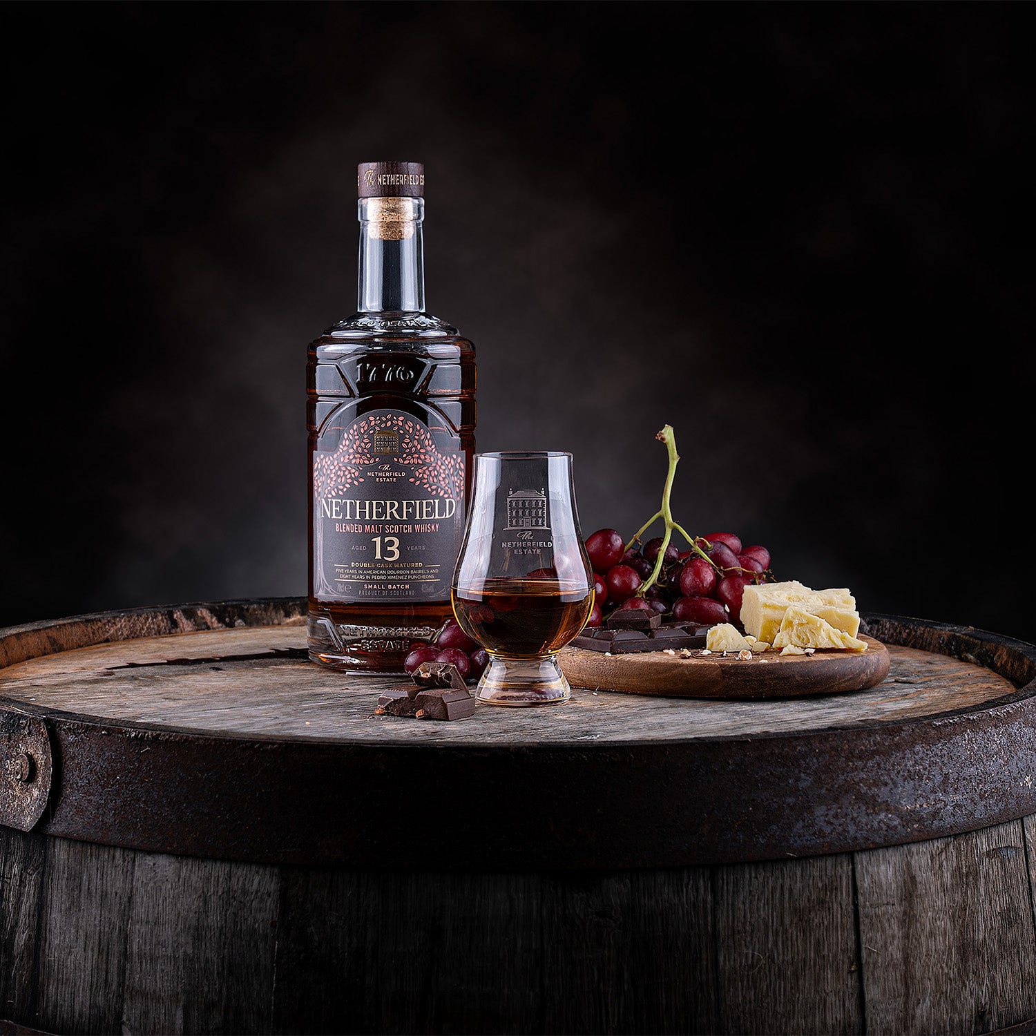 DOUBLE CASK MATURED Blended Malt 13 Year Old – The Netherfield