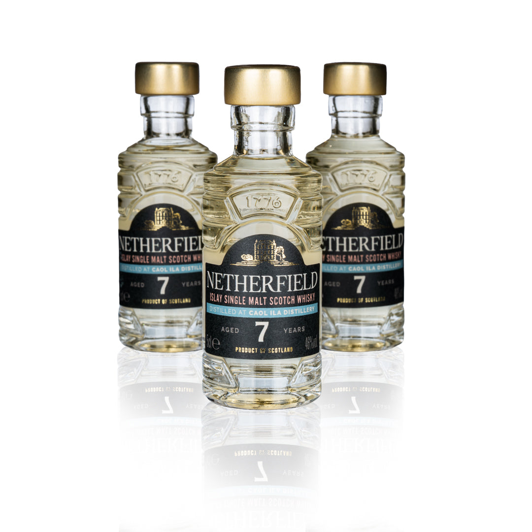 Three Caol Ila 7 Year Old 5cl miniatures