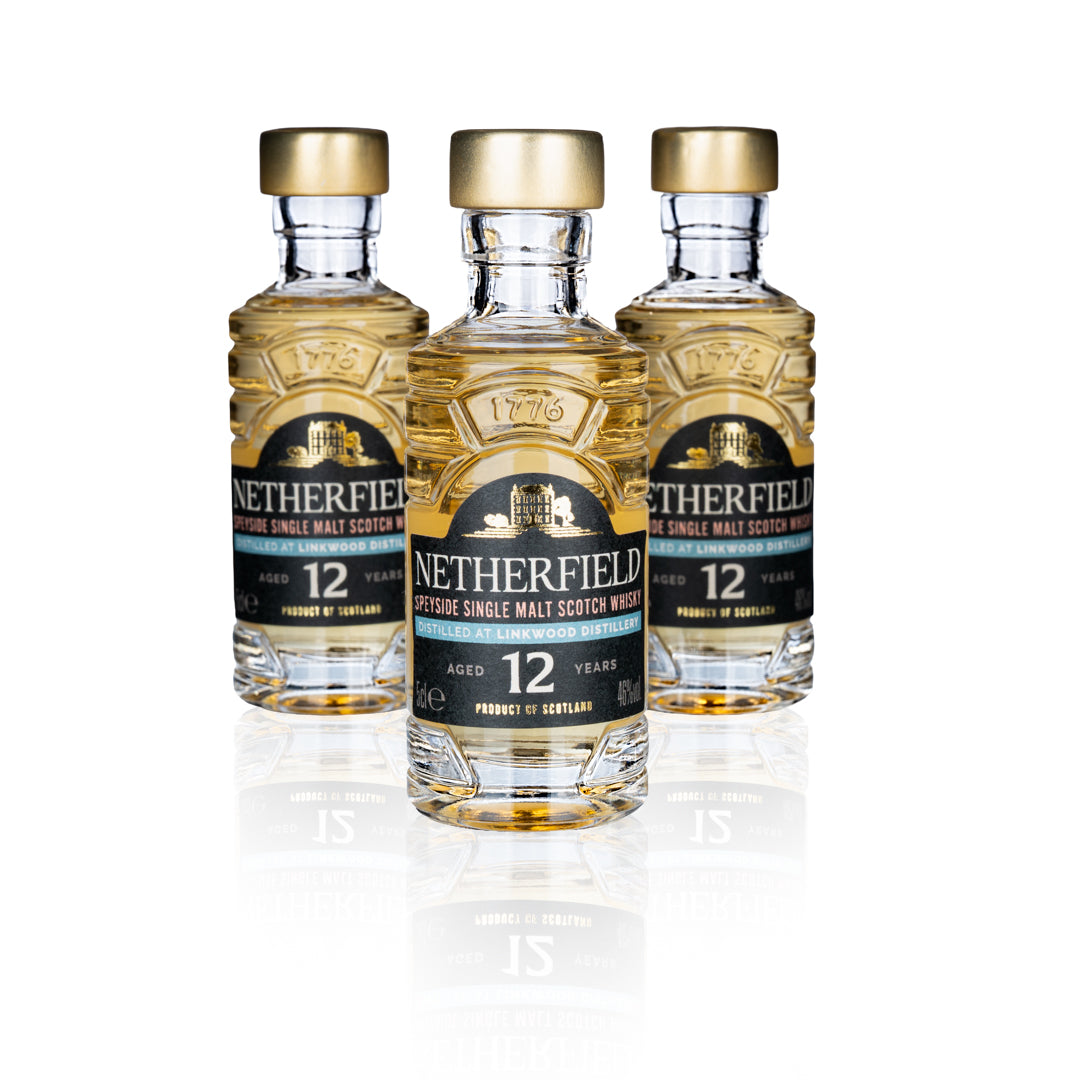 Three Linkwood 12 Year Old 5cl miniatures